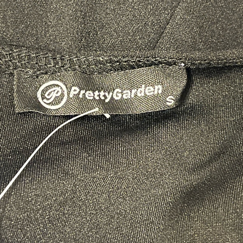 NWT- PRETTYGARDEN Feather Long Sleeve Formal Bodycon- Wrap Slit Cocktail Dress - Picture 12 of 16